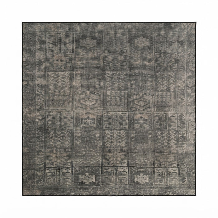 7' x 7' Square Washable Area Rug