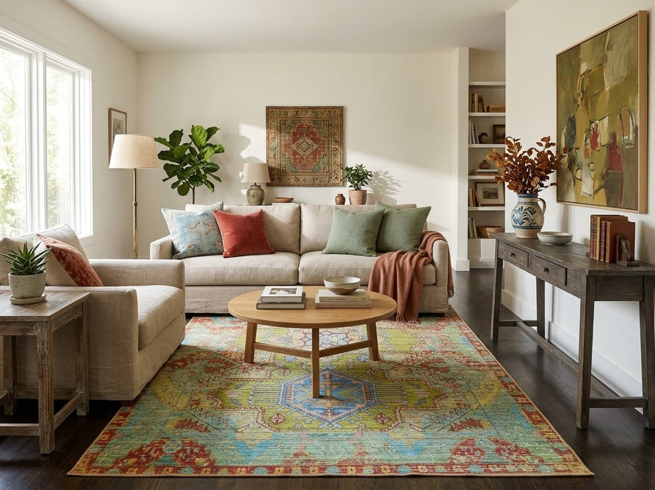 8' x 12' Washable Area Rug