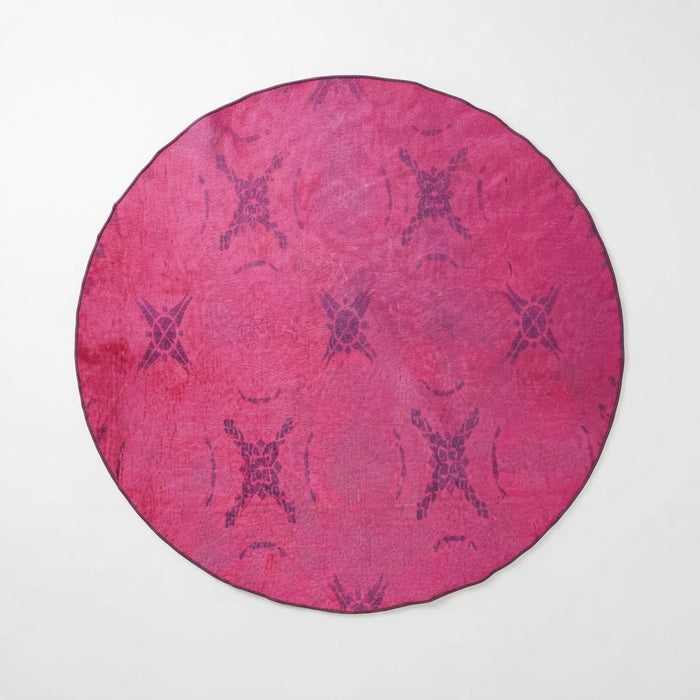 6' Round Washable Area Rug