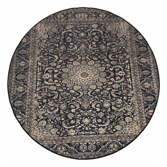 5' Round Washable Area Rug