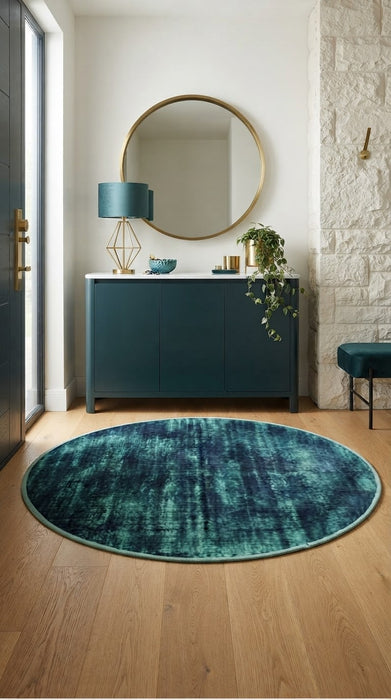 3' Round Washable Area Rug