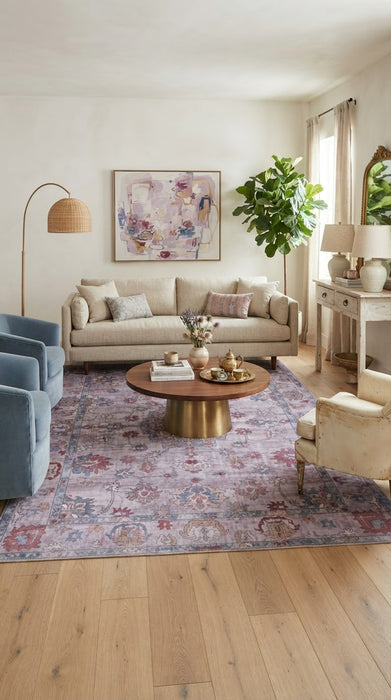 6' x 9' Washable Area Rug