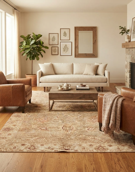 7' x 9' Washable Area Rug