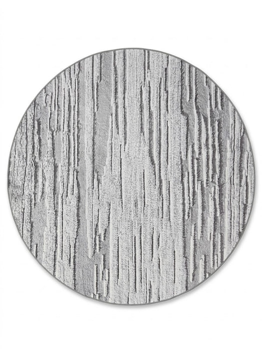 8' Round Washable Area Rug