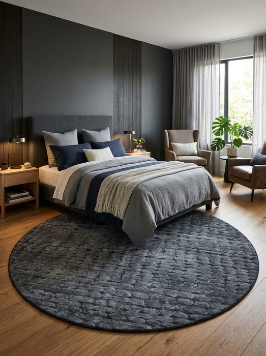 8' Round Washable Area Rug