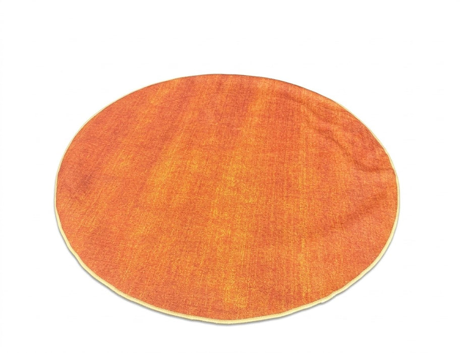 6' Round Washable Area Rug
