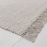 Size 5'x7' Bleached Jute with Fringe Rug Gray/Grey - Hearth & Hand™ with Magnolia