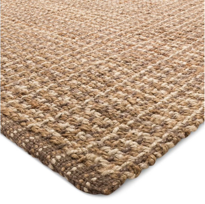 Size 5'X7' Beige Natural Woven Hand Made Rug