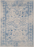 Size 4'x6' Color Ivory/Light Blue Medallion Loomed Rug By Safavieh