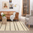 5' x 8' Striped Area Rug By Mohawk