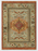 Size 5'X7 Color Green/Red Floral Woven Accent Rug - Threshold™