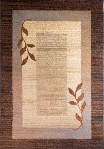 5 ft. x 7 ft. Royalty Brown/Ivory Indoor Area Rug By Home Dynamix