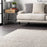 4 ft x 6 ft, Off-White Hand Woven Chunky Natural Jute Farmhouse Area Rug