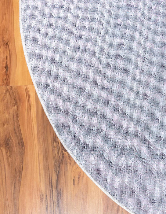 5 ft x 5 ft, Round Color Pink/Ivory Unique Loom Area Rug,