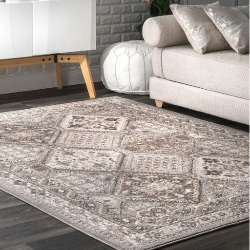 5" X 7' Gray Area Rug By nuLoom