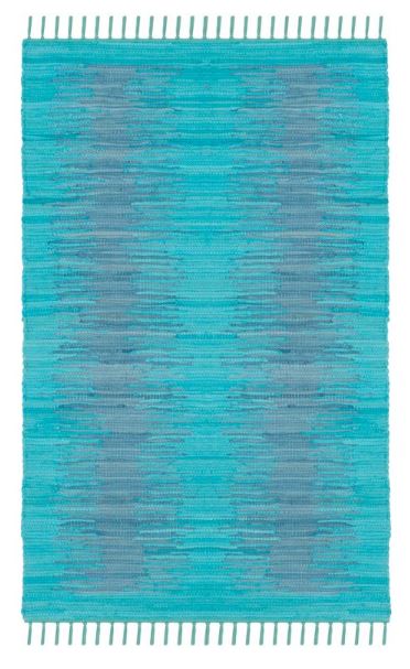 Size 3'X5' Color Turquoise Brooke Woven And Flatweave Rug - Safavieh