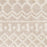 Size 4'3"x5'7" Color Cream Pinnacle Shag Global Rug - Artistic Weavers