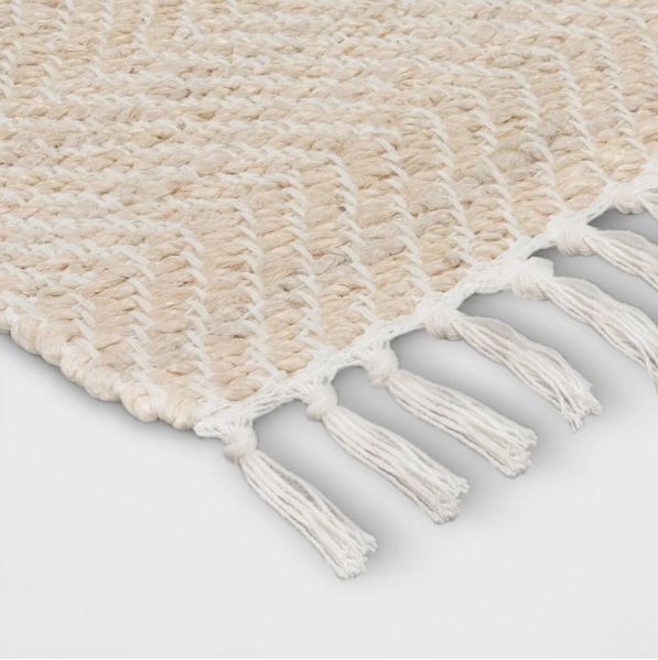 Size 5'x7' Handloom Woven Area Rug Natural/Ivory - Threshold™