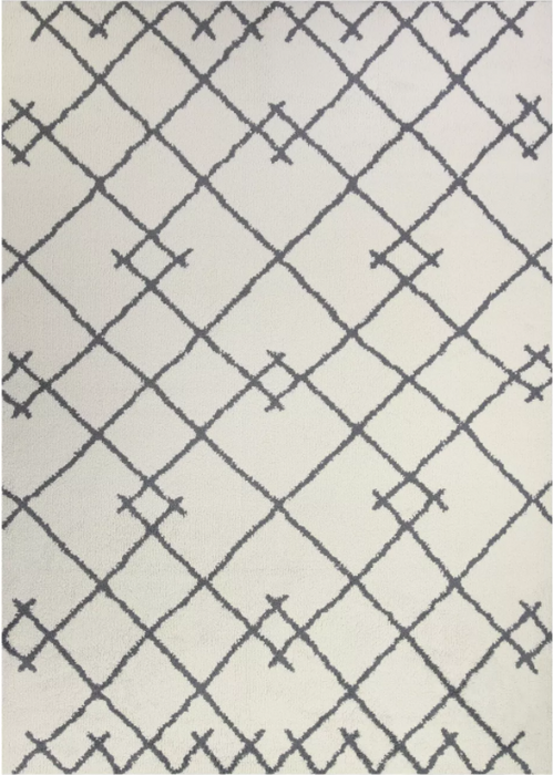 Size 5'X7' Color Cream Bixel Tufted Rug - Project 62™