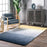 Size 4' x 6' Color Navy nuLOOM Handmade Ombre Shag Area Rug