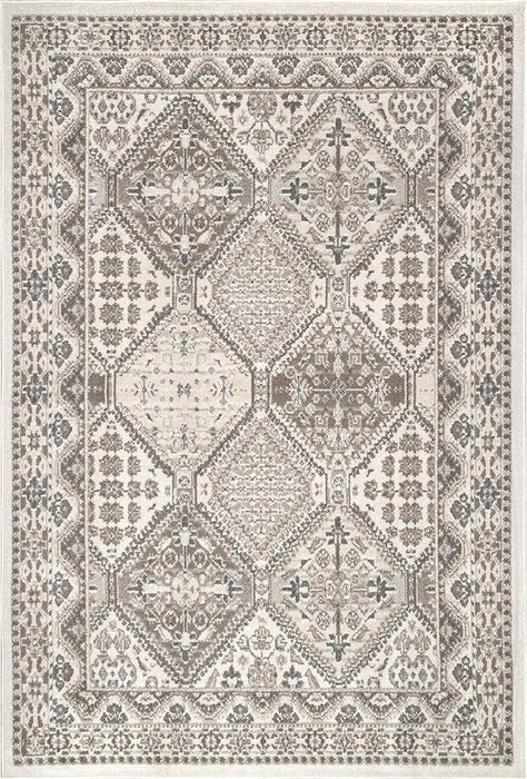nuLOOM Becca Traditional Tiled Area Rug, 5' x 8', Beige