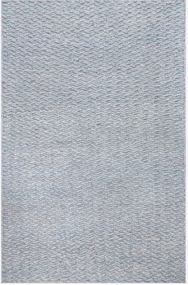 nuLOOM  Selina 5 x 8 Wool Light Blue Indoor Solid Area Rug