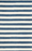 9'X12' Navy/Ivory Winslow Stripe Area Rug - Safavieh