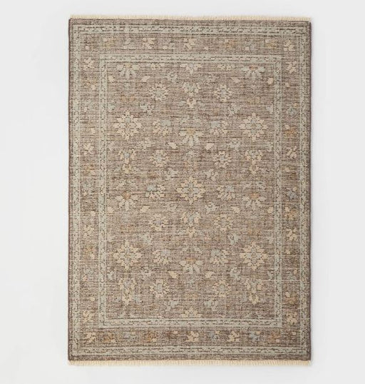 Size 7'x10' Buena Park Hand Knot Persian Rug Beige - Threshold™ designed with Studio McGee