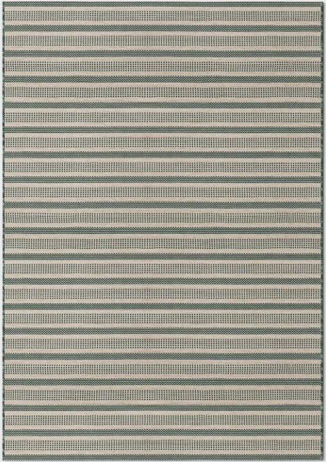 Size 7x10 Powerloom Stripe Outdoor Rug Sage/Charcoal Gray - Threshold™ designed with Studio McGee