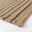 Size 7'x10' Hand Woven Striped Jute Cotton Area Rug