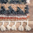 nuLOOM Southwestern Rosemarie Moroccan Tassel Shag Blue 3 ft. x 5 ft. Area Rug