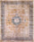 8x10 Orange Washable  Traditional Bohemian Rug , Vintage Distressed Non Slip Large Area Rug