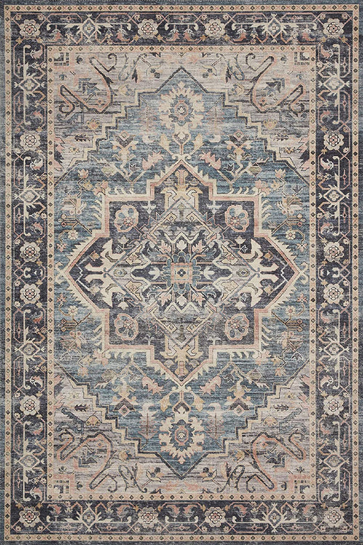 Loloi II Hathaway Collection HTH-01 Navy / Multi, Traditional Accent Rug, 2'-3" x 3'-9"